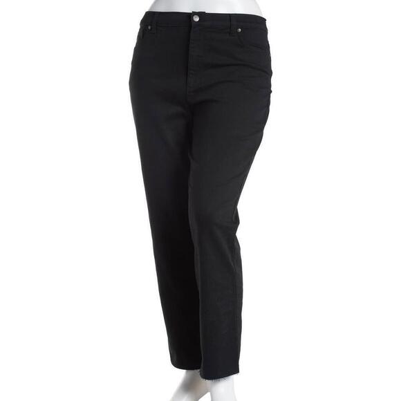 Womens Amanda Ankle Cut Hem 5 Pocket Jeans | Gloria Vanderbilt | 4 Long - Picture 13 of 13